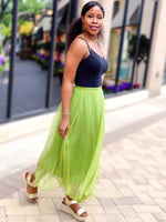 Load image into Gallery viewer, ELEGANT CHIFFON MAXI SKIRT - Lovely Push Boutique
