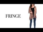 Load and play video in Gallery viewer, Convertible Fringe Poncho
