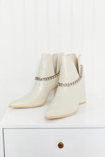 Load image into Gallery viewer, Chain Detail Ankle Booties
