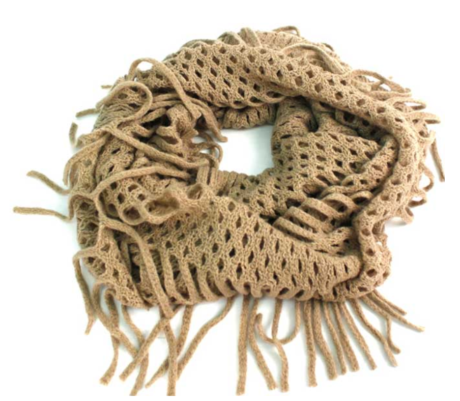 OPEN KNIT INFINITY SCARF - Lovely Push Boutique
