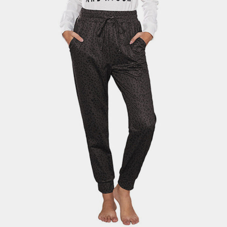 Leopard Print Joggers