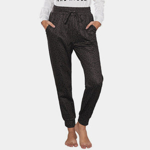 Leopard Print Joggers