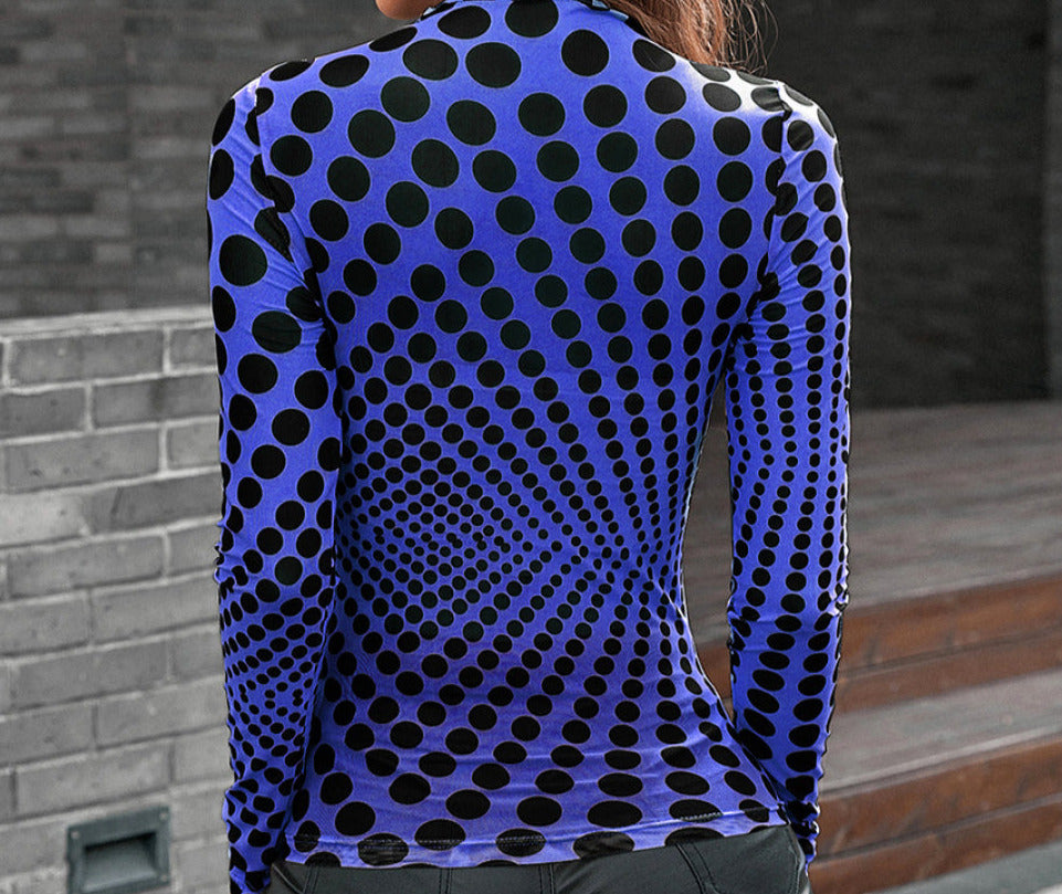 Polka Dot Long Sleeve Shirt