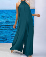 Load image into Gallery viewer, Halter Neck Backless Jumpsuit
