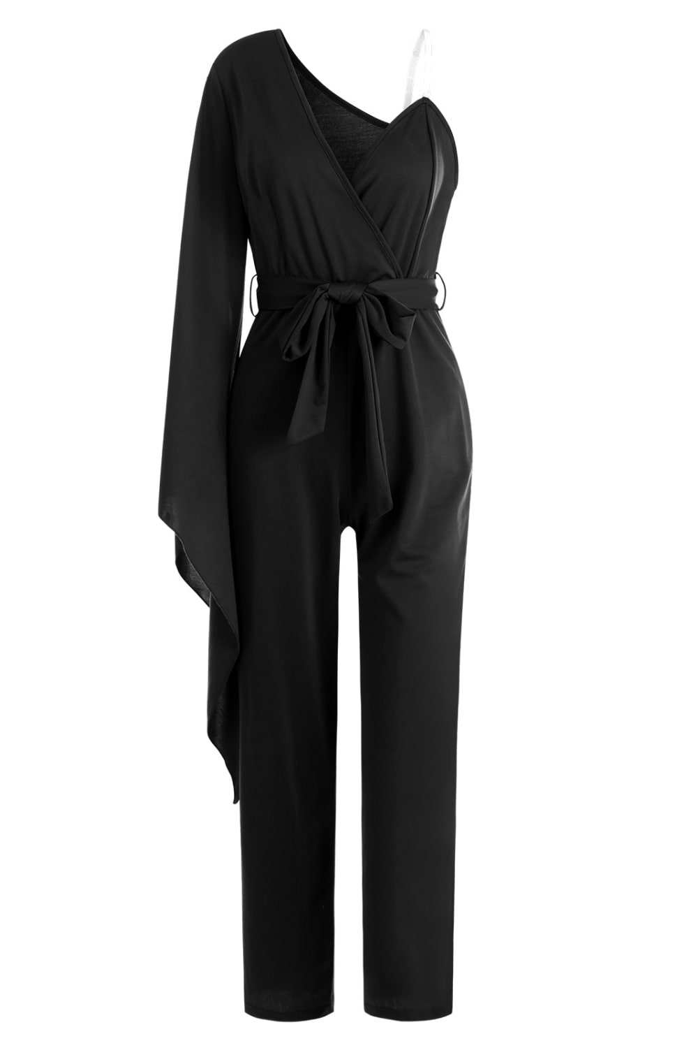 Cape One Sleeve Jumpsuit