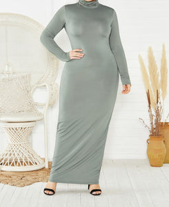 Plus Size Turtleneck Dress