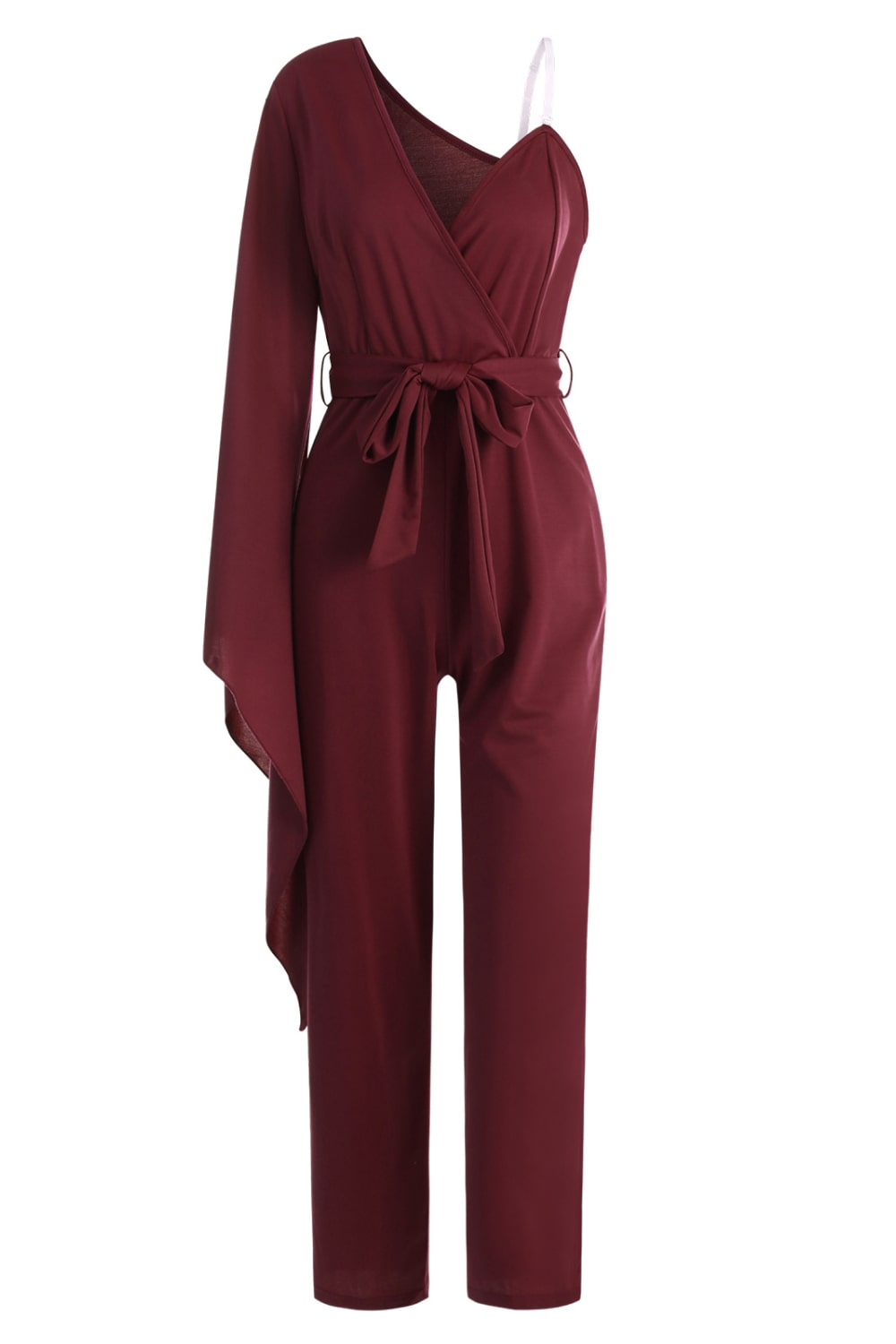 Cape One Sleeve Jumpsuit