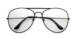 Load image into Gallery viewer, LARGE AVIATOR GLASSES - BLACK - Lovely Push Boutique

