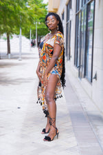 Load image into Gallery viewer, BOHO TASSEL KIMONO - Lovely Push Boutique
