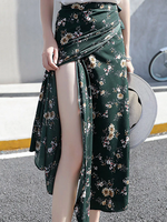 Load image into Gallery viewer, FLORAL WRAP SKIRT - Lovely Push Boutique
