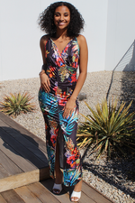 Load image into Gallery viewer, Floral Ruched Maxi Dress
