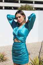 Load image into Gallery viewer, Ruched Twist Dress
