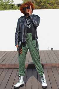 Leopard Print Joggers