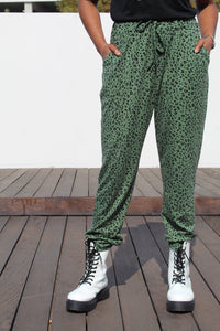 Leopard Print Joggers