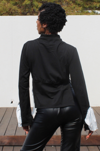 Color Block Patch Top