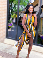 Load image into Gallery viewer, STRIPED JUMPSUIT - Lovely Push Boutique
