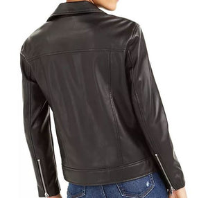 LEATHER MOTO JACKET - Lovely Push Boutique