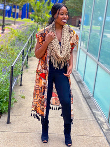 BOHO TASSEL KIMONO - Lovely Push Boutique