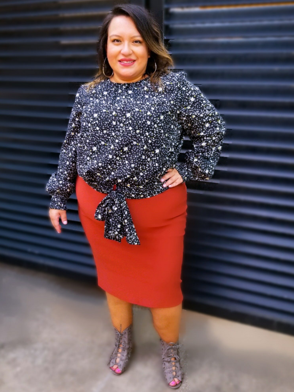 PLUS SIZE PENCIL SKIRT - Lovely Push Boutique