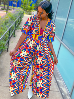 Load image into Gallery viewer, AFRICAN PRINT JUMPSUIT - Lovely Push Boutique
