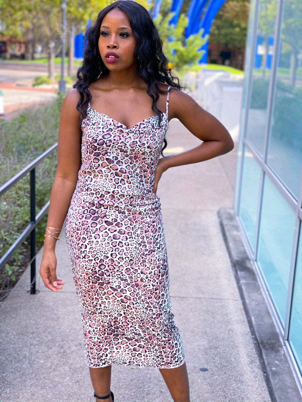 LEOPARD PRINT DRESS - Lovely Push Boutique