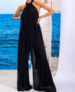 Load image into Gallery viewer, Halter Neck Backless Jumpsuit
