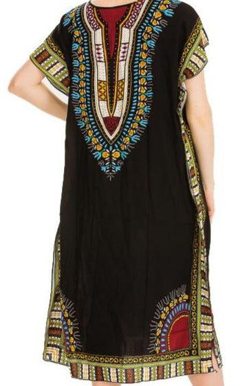 Dashiki Midi Dress Lovely P.U.S.H Boutique Dashiki Midi Dress Lovely P.U.S.H Boutique