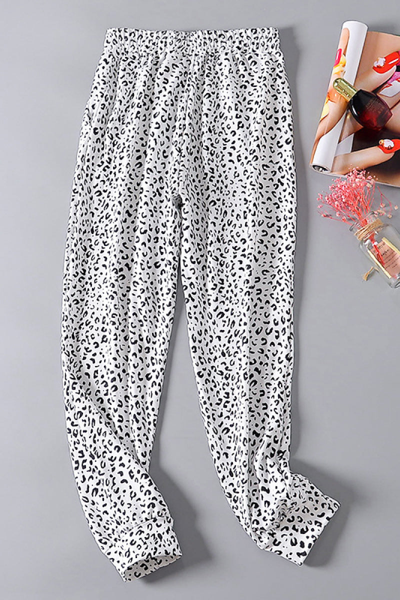 Leopard Print Joggers