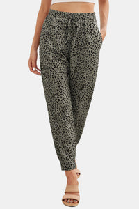 Leopard Print Joggers